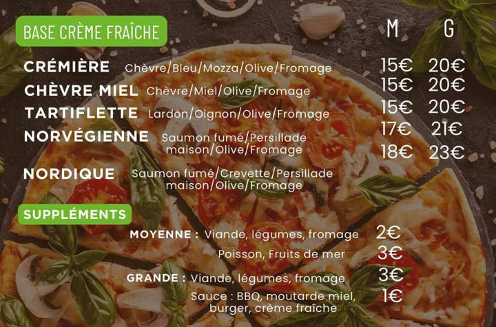 Base crème fraîche